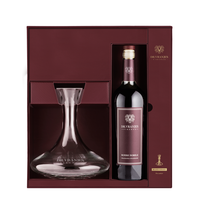Rosso Nobile Bordeaux Bottle & Decanter